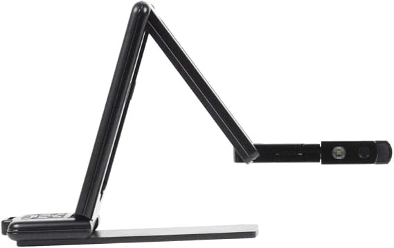 Elmo 1357 Model MX-1 Visual Presenter, True 4K Imaging Quality at Up To 30 FPS, Powered by USB 3.0, Flexible, Quick Navigation Buttons, Zoom Control and Auto-focus, Base Magnetic Bottom, Black
