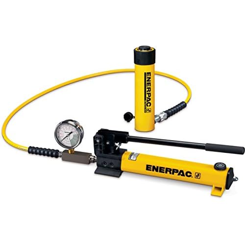 Enerpac SCR-1010H Single Acting Cylinder Pump Set RC-1010 Cylinder with P-392 Hand Pump