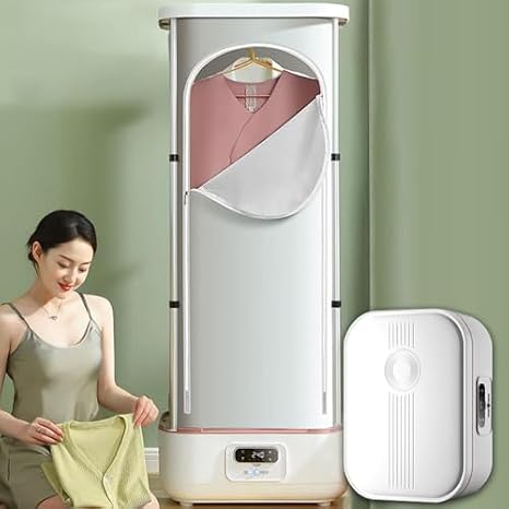 Automatic Ironing Machine - Portable Clothes Dryer and Steam Drying Device for Household Use, Wrinkle Removal and Clothes Folding