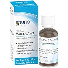Guna Male Balance Homeopathic Prostate Support, Urinary Tract Support - 1 Ounce