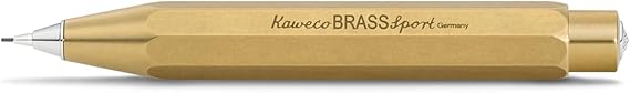 Kaweco BRSP-BR Mechanical Pencil, Brass, Sports, 0.03 inch (0.7 mm)