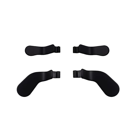 4Pcs Elite 2 Controller Paddles for Xbox One Elite Series 2 Controller, Elite Controller Paddles, Metal Stainless Steel Paddles Replacement for Xbox One Elite/ Elite Series 2/Elite 2 Core Controller (Black) [video game] [video game]