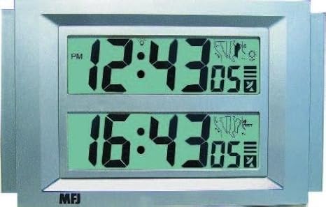 MFJ-121B Atomic Dual Time Zone Clock