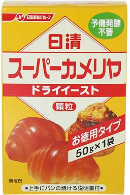 Nisshin Super Camellia dry yeast 50gX1 bags