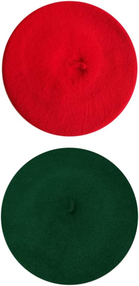 French Beret - Wool Solid Color Womens Beanie Cap Hat