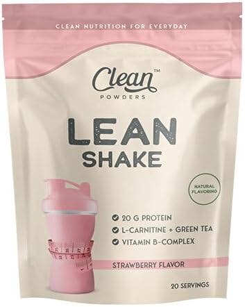 Clean Powers Lean Shake 600 Gr - Strawberry