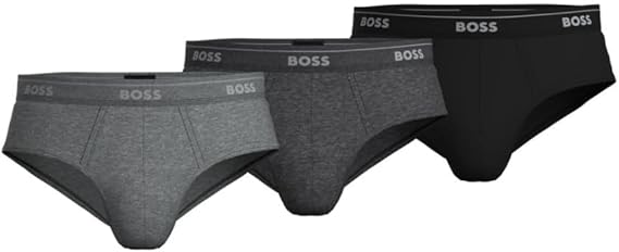 BOSS Men's Classic Cotton Briefs 3 Pack