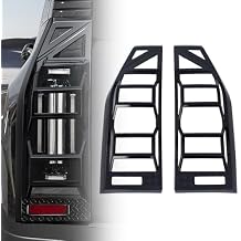 HIGH FLYING Car Exterior Accessories Rear Tail Light Lamp Overlays Cover Trim ABS 2pcs Black for Chery Jetour T2, Travellar 2023 2024 2025 (Gloss Black)