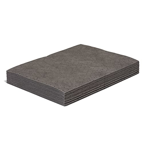 PIG Premium Absorbent Mat Pads | 20 Oil Absorbent Pads | The Original PIG Mat | 15 x 20 Oil Pads | Each Pad Absorbs 28 oz | Total Absorbency is 4.4 Gallons | 20-Count | Heavyweight | PM50275