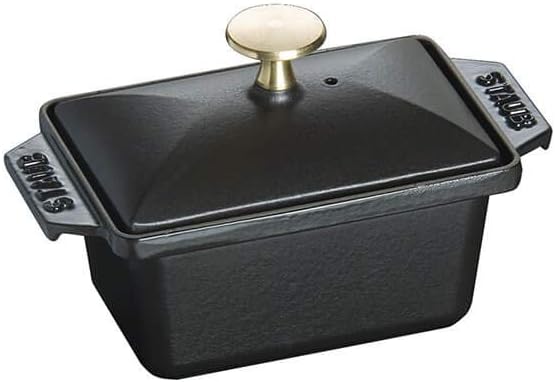 staub 40509-571 Half Terry 5.9 x 4.3 inches 15 x 11 cm, Black