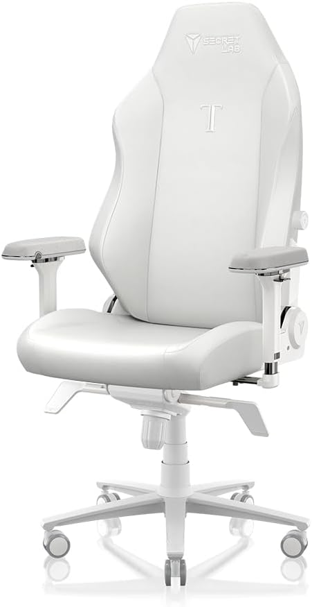 Secretlab Titan Evo NanoGen Pure White Gaming Chair - Regular, Leatherette
