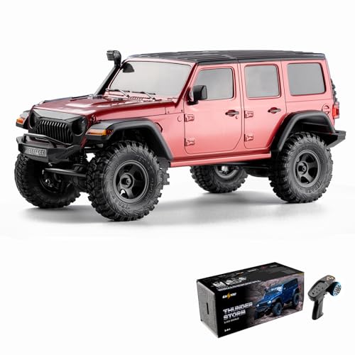 WOWRC RC Crawler,118 Scale RC Rock Crawler 4x4, RTR Off Road RC Truck Cars for Adults, Waterproof All Terrain RC Crawler Kit with Battery Charger
