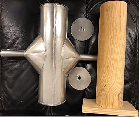 Made in Mexico 15.5" Mejicana Churrera Churro Maker Churros Manual Hand Machine Metal/Wood w/2 molds