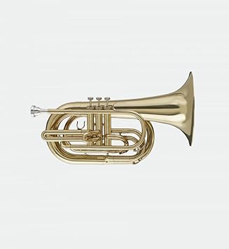 Blessing Marching Baritone in Bb, .571" Bore, Clear Lacquer, Outfit