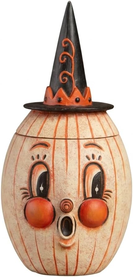 Bethany Lowe Gourdy White-O-Ween 6.5" JP4032
