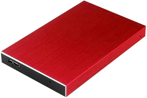 HDD 2.5 Hard Disk 500GB 1TB 2TB Portable External Hard Drive Disk Externo Hard Drive For Laptop Computers(Color:Rosso)