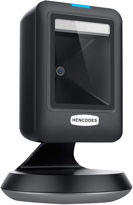 Omnidirectional 1D Barcode Scanner,Desktop 2D QR Code Reader, Automatic Scanning Type for Retails POS System HC-404 Model