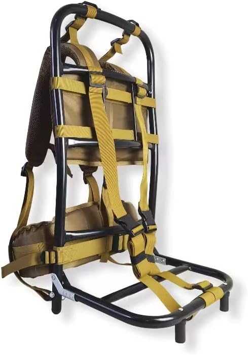 Aluminum External Frame Hiking/Hunting Backpack, khaki