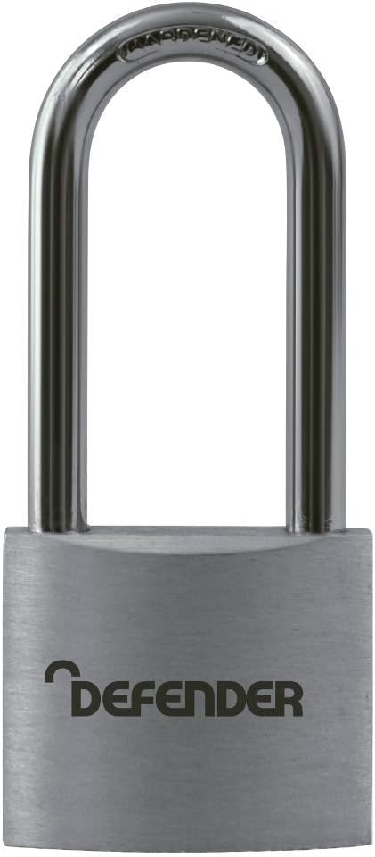 DEFENDER - Aluminium Padlock Long Shackle 40mm