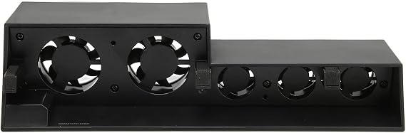 Cooling Fan USB External Cooler 5 Fan Temperature Control for 4 Gaming Console Black, NIZUUONE6wy4n82gae
