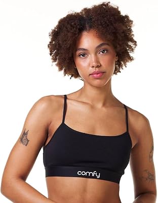 Comfyballs Womens Comfycel Crop Bra - Black