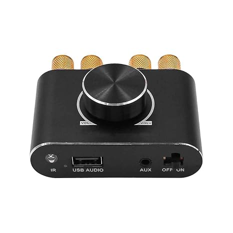 2.0 Channel 20W+20W Bluetooth Amp X15H Audio Amplifier with Remote Control Function