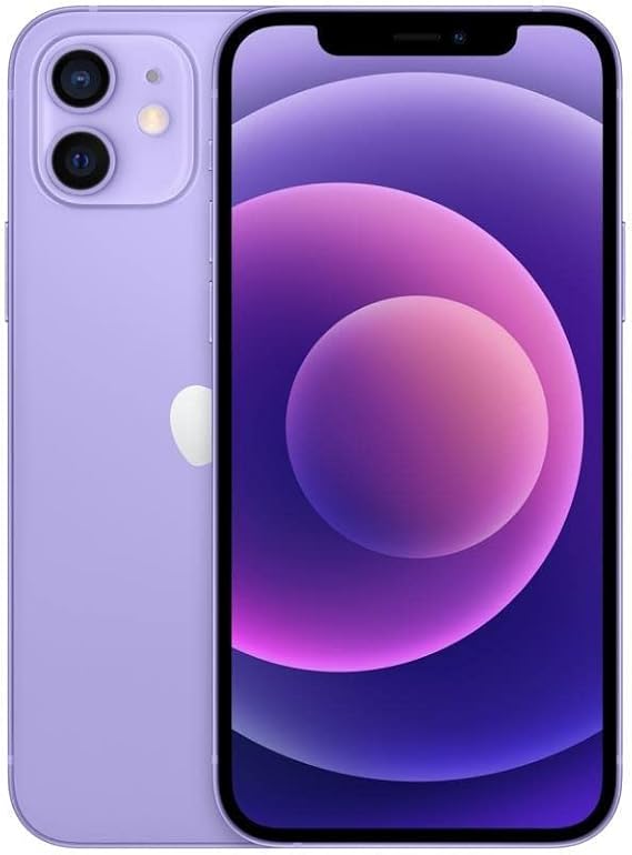 Apple iPhone 12, 128 GB, Purple, Except Headphones and Adapter (Apple Turkey Guaranteed)