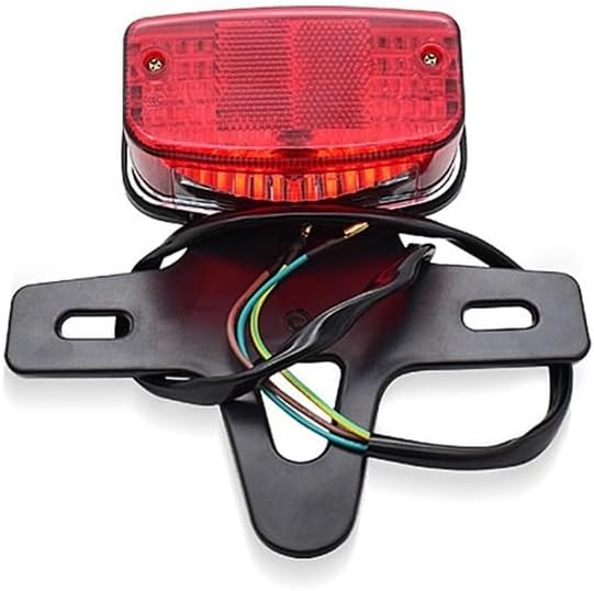 Motorcycle Rear Light Motorcycle Tail Lamp For Jialing JH125L JL125 JH150L XL125 XL 125S DirtBike Motocross Rear Brake Stop Light 12V Universal