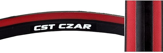 CST Czar Tire - Black/Red, 650c x 23 | bike-tires