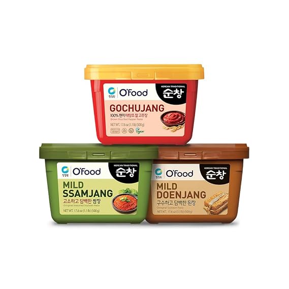 O'Food Gochujang, Ssamjang, Doenjang, Long Loved Classic Condiment