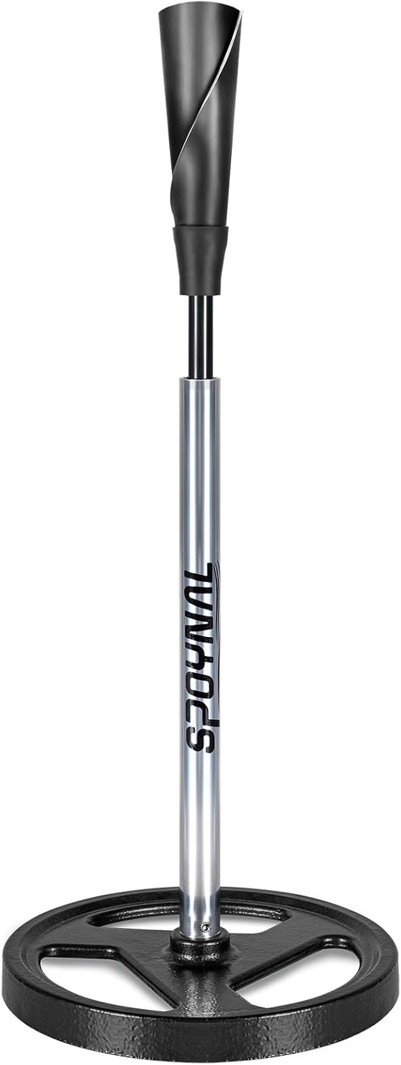 SPOYNAL Batting Tee for Baseball & Softball, 24-46/25-37 in Adjustable