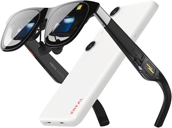 XREAL ONE PRO AR Glasses M (IPD 57-66mm) and Beam Pro 5G (8G+256G) Bundle Supports All Google Play Store Apps, Elevate Your Spatial Experience