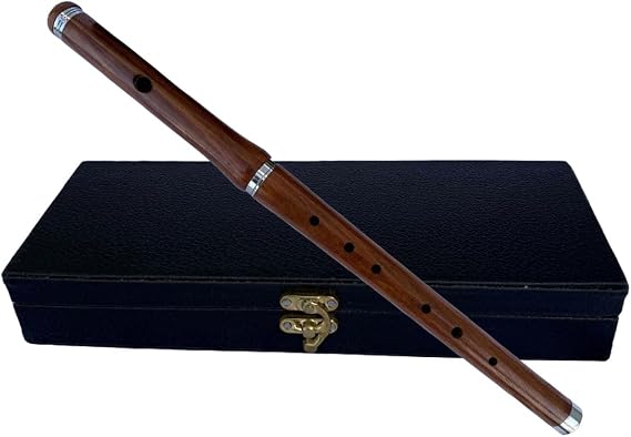 New Marching Band Bb Flute Natural Color with Hard Case 2 Pcs