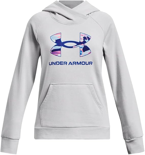 Under Armour Girls Rival Fleece Big Logo Hoodie