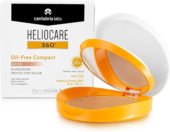 Heliocare 360º Spf 50 Oil-free Compact Color Beige | (Eski Compact Buğday)