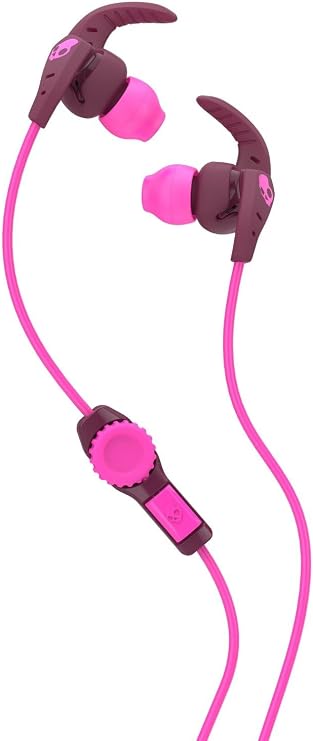 Skullcandy S2WIHX-449 XTplyo in-Ear Sport Earbuds, Plum/Pink