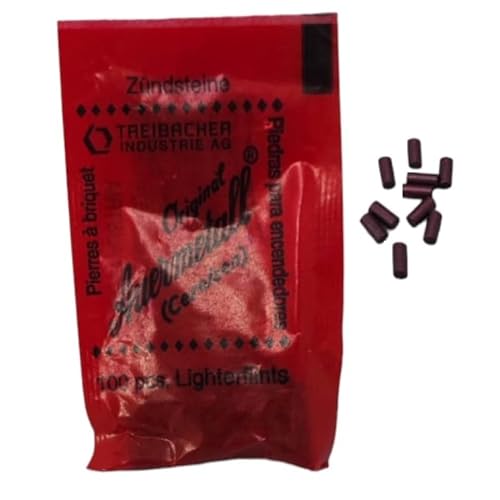 Austrian Flint Original Auermetall 1 Pack 100 Pieces Zippo - Imco Etc Compatible Flint