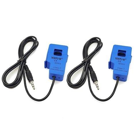 2Pcs SCT013 Non-invasive Split AC Core Current Transformer Sensor SCT-013-020 (20A 1V 1%)