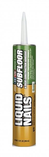 Liquid Nails LN-902 18 Pack 10 oz. Subfloor and Deck Construction Adhesive, White