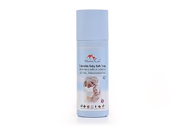 Mommy Care Calendula Baby Bath Soap Gentle & Nourishing with Organic Calendula, Chamomile & Aloe, Lavender Scented, SLS-Free, 400ml  13.5 fl oz