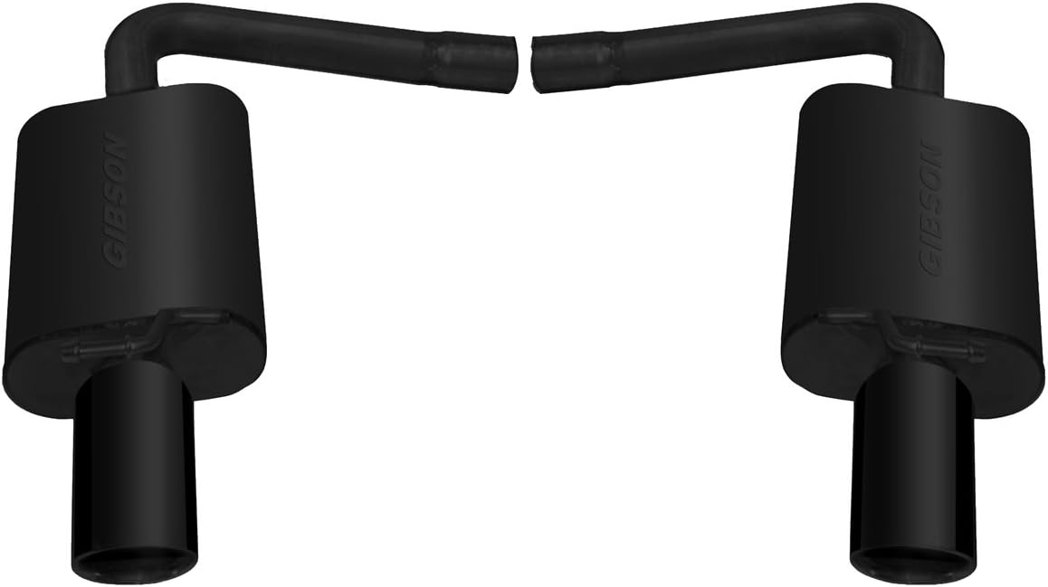 Gibson Performance Exhaust 619693B Black Elite Axle Back Dual Exhaust System Stainless