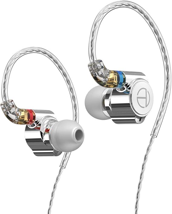 TRN TA1 in Ear Monitor IEM Earphones,1BA+1DD Hybrid iems for Gaming,8mm Dual-Magnet Dynamic Driver Gaming Earbuds,Wired Earbuds for Singers Musician Audifonos Auriculares