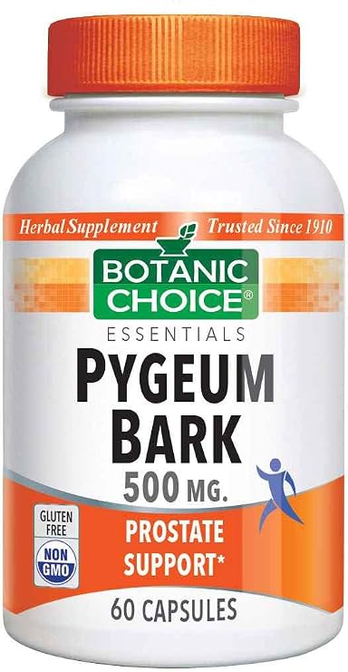 Botanic Choice Pygeum Bark 500 mg, 60 Capsules