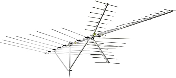 Channel Master Advantage 100 Directional Outdoor HDTV Digital Antenna 100 Mile Range, Yagi Design, Pre-Assembled, Extra Long-Range Reception Power, UHF/VHF Support for Free OTA TV
