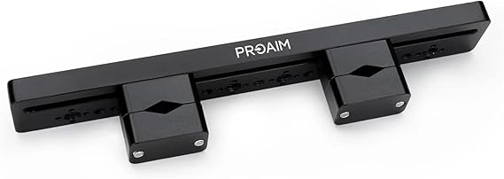 Proaim Headrest Car Mount for Cameras and Camcorders | Clamp-on headrest mount with 3/8" & 1/4" threads, adjustable sliding position, ideal for vehicle interior filming setups.