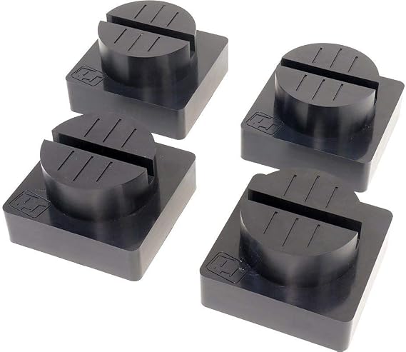 QuickJack Round Heavy Duty Urethane Pinch-Weld Pucks Set of Four Secure Pinch Weld Rails/Compatiable W/All Models