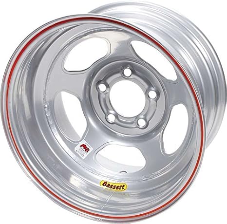 Bassett Inertia Advantage 15x8 in 5x4.75 Silver Wheel Rim P/N 58AC2IS