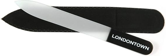 LONDONTOWN Black Glass Nail File, 0.48 oz (Pack of 1)