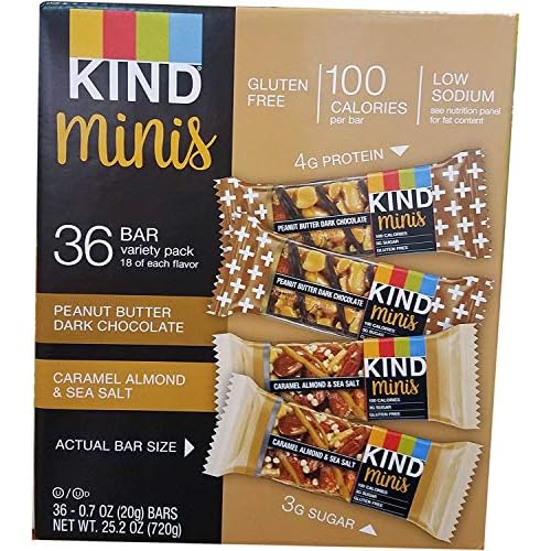 Kind Mini Chocolate Bars Variety Pack, 72 Bars