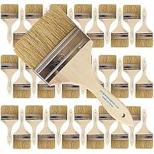 Pro Grade - Chip Paint Brushes - 36 Ea 4 Inch Chip Paint Brush Light Brown